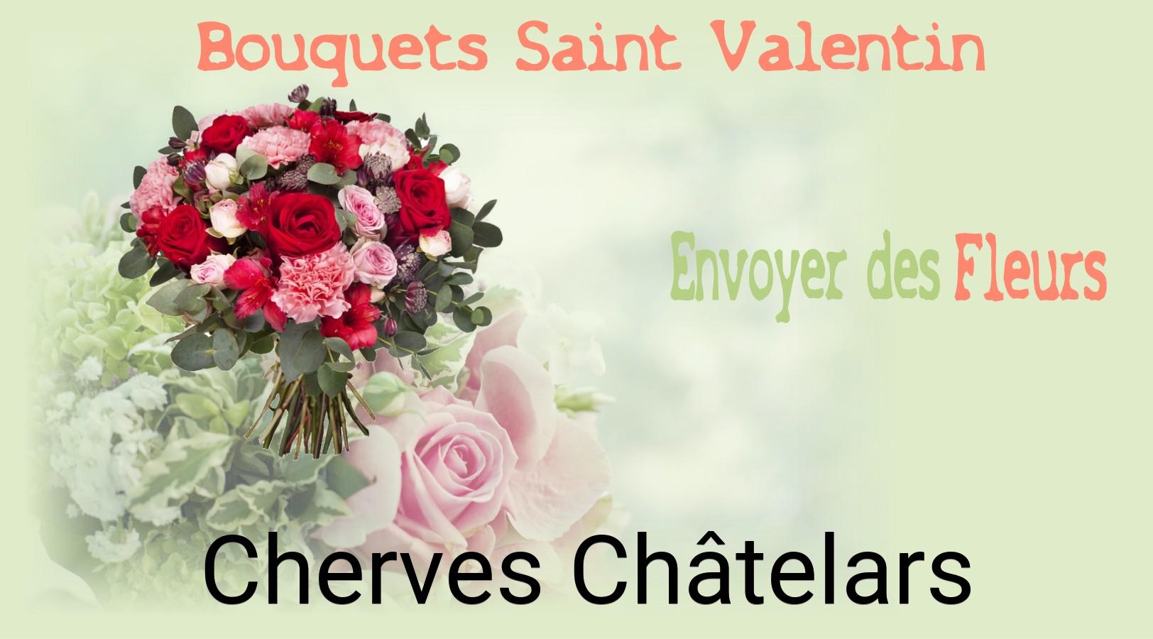 Roses de Saint-Valentin livrées à Cherves-Châtelars